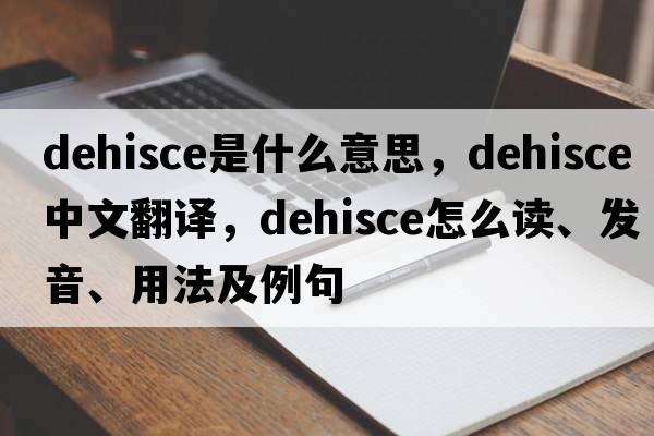 dehisce是什么意思，dehisce中文翻译，dehisce怎么读、发音、用法及例句