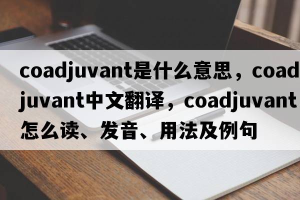 coadjuvant是什么意思，coadjuvant中文翻译，coadjuvant怎么读、发音、用法及例句