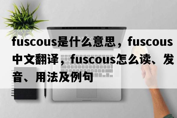 fuscous是什么意思，fuscous中文翻译，fuscous怎么读、发音、用法及例句