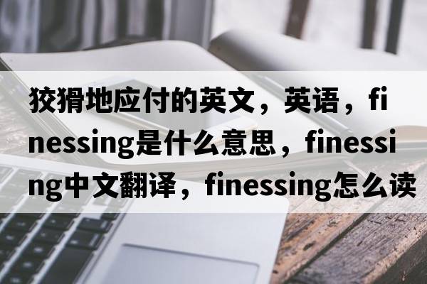 狡猾地应付的英文，英语，finessing是什么意思，finessing中文翻译，finessing怎么读、发音、用法及例句