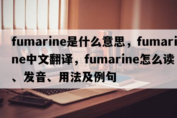 fumarine是什么意思，fumarine中文翻译，fumarine怎么读、发音、用法及例句