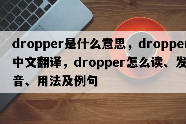 dropper是什么意思，dropper中文翻译，dropper怎么读、发音、用法及例句