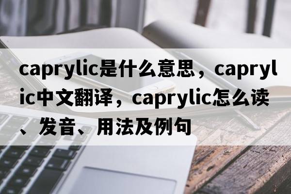 caprylic是什么意思，caprylic中文翻译，caprylic怎么读、发音、用法及例句