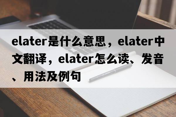 elater是什么意思，elater中文翻译，elater怎么读、发音、用法及例句