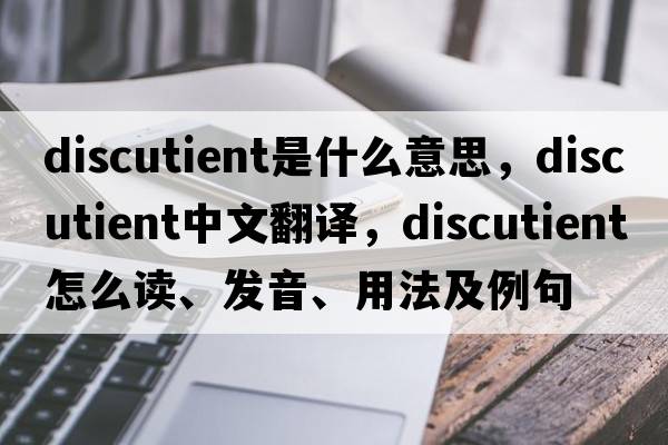 discutient是什么意思，discutient中文翻译，discutient怎么读、发音、用法及例句