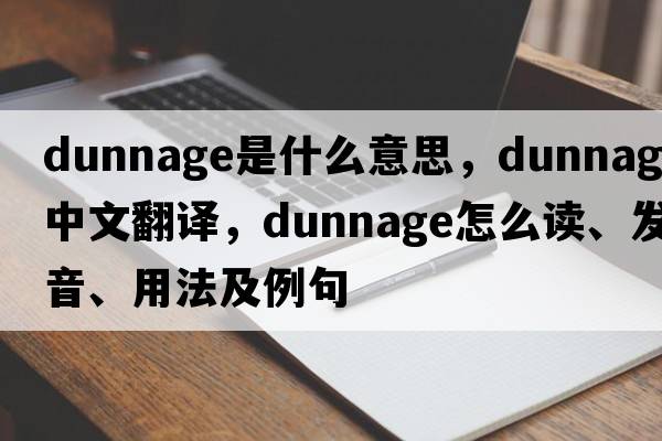 dunnage是什么意思，dunnage中文翻译，dunnage怎么读、发音、用法及例句