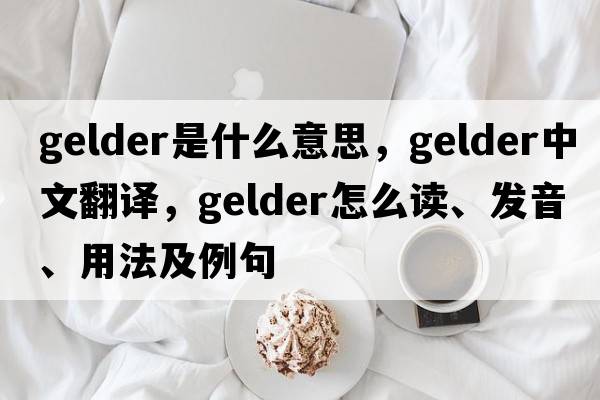 gelder是什么意思，gelder中文翻译，gelder怎么读、发音、用法及例句