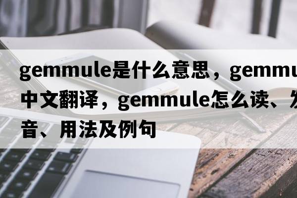 gemmule是什么意思，gemmule中文翻译，gemmule怎么读、发音、用法及例句