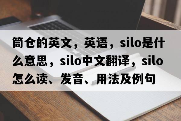 筒仓的英文，英语，silo是什么意思，silo中文翻译，silo怎么读、发音、用法及例句