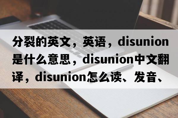 分裂的英文，英语，disunion是什么意思，disunion中文翻译，disunion怎么读、发音、用法及例句