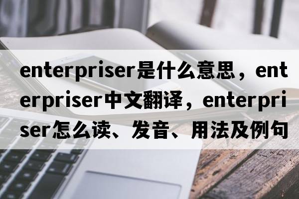 enterpriser是什么意思，enterpriser中文翻译，enterpriser怎么读、发音、用法及例句