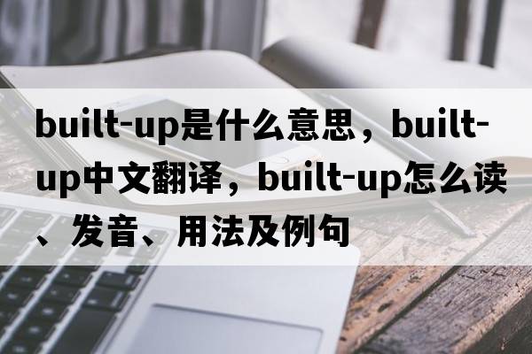 built-up是什么意思，built-up中文翻译，built-up怎么读、发音、用法及例句