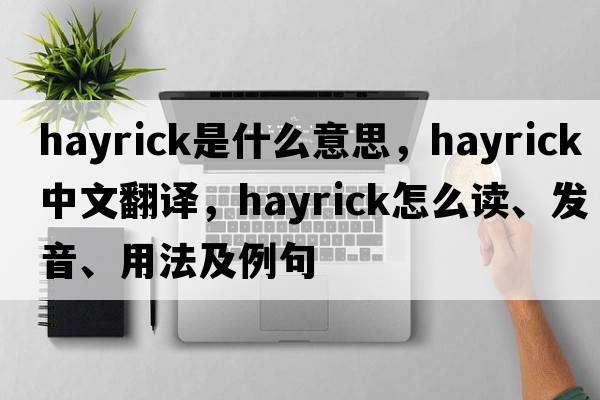 hayrick是什么意思，hayrick中文翻译，hayrick怎么读、发音、用法及例句