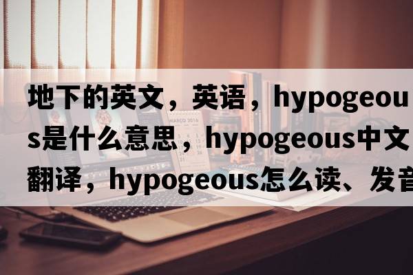 地下的英文，英语，hypogeous是什么意思，hypogeous中文翻译，hypogeous怎么读、发音、用法及例句