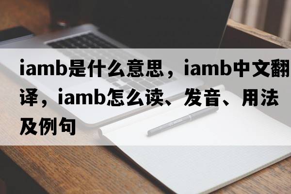 iamb是什么意思，iamb中文翻译，iamb怎么读、发音、用法及例句