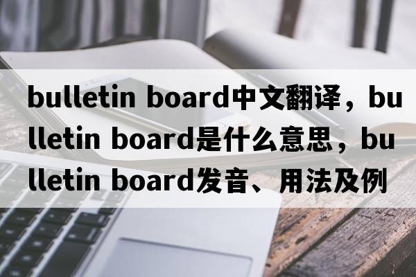 bulletin board中文翻译，bulletin board是什么意思，bulletin board发音、用法及例句