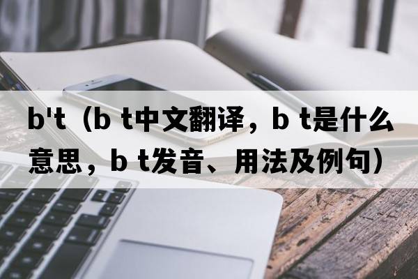 b't（b t中文翻译，b t是什么意思，b t发音、用法及例句）