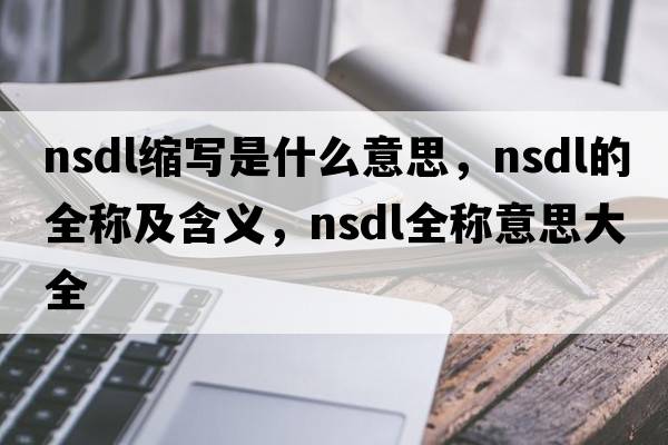 nsdl缩写是什么意思，nsdl的全称及含义，nsdl全称意思大全